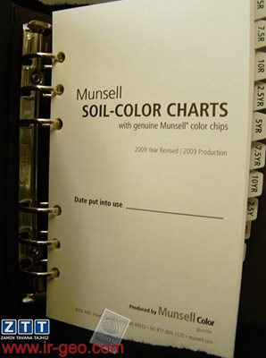  Munsell Soil Chart دفترچه رنگ خاک مانسل 